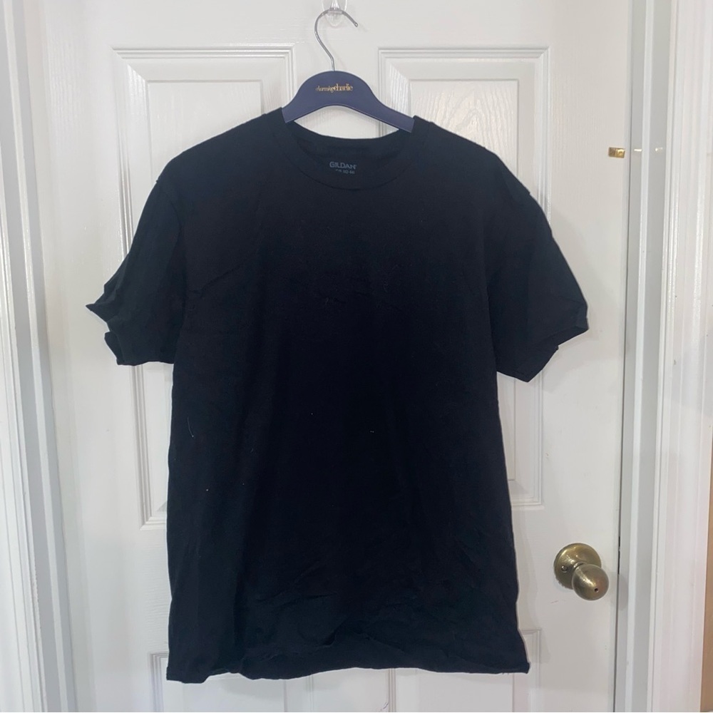 Gildan Men's Classic Black Tee Size Large